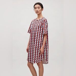 COS Oversized Printed T-shirt Dress size 42 / US Medium